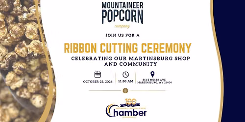 Mountaineer Popcorn Company Ribbon Cutting