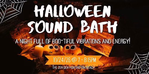 BOO-tiful Vibrations: A Halloween Sound Bath