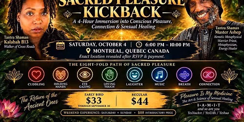 A Sacred Pleasure Kickback