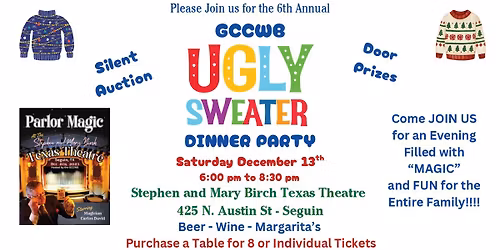 6th Annual GCCWB Ugly Sweater Dinner Party and Silent Auction