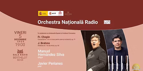 Celebrul pianist Javier Perianes c\u00e2nt\u0103 Chopin cu Orchestra Na\u0163ional\u0103 Radio