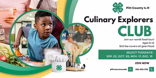 4-H Culinary Explorers Club: Fall Semester