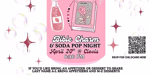 Legacy Women Bible Charm & Soda Pop Night