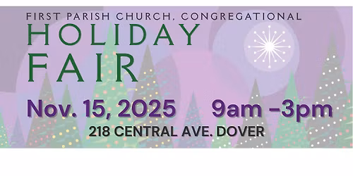 First Parish Church Annual Holiday Fair