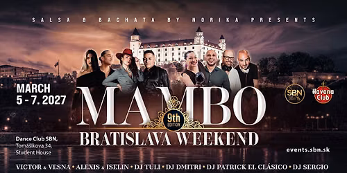Mambo Bratislava Weekend, 9th Edition