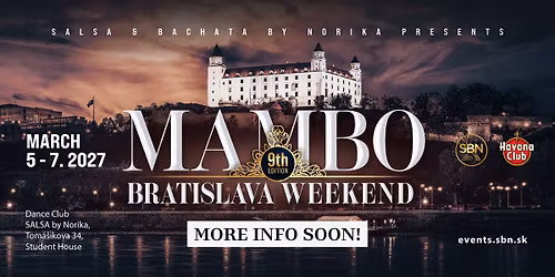 Mambo Bratislava Weekend, 9th Edition