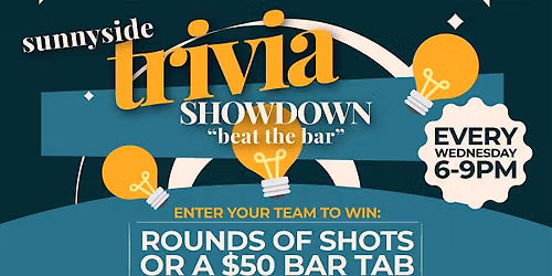 Sunnyside Trivia Showdown: \u201cBeat The Bar\u201d
