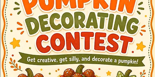 Pumpkin Decorating Contest