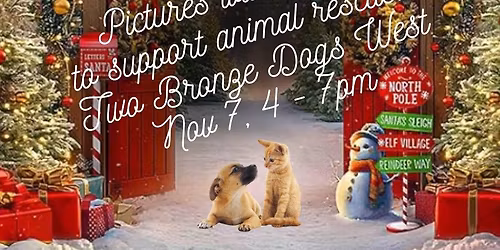 Photos with Santa for Animal Rescue