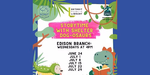 Storytime with Shelter Dog-osaurs