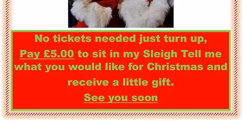 Santa Visit to Christmas Lights Display Malpas