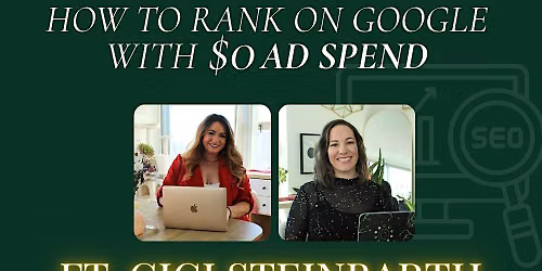 SEO 101 Workshop - Women Entrepreneurs