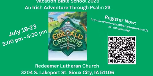 2026 Vacation Bible School 2026
