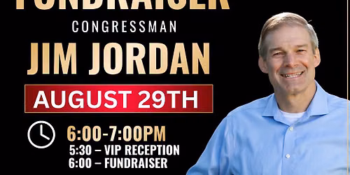 An Evening Fundraiser with Jim Jordan