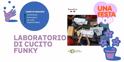 Laboratorio di cucito funky, creativo e sostenibile!
