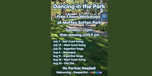 Free Dancing in the Park