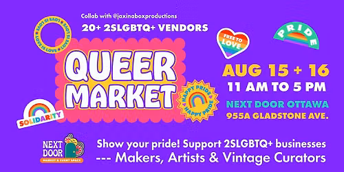 Queer Market at Next Door Ottawa