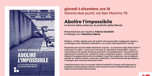 Un punto in pi\u00f9 \u2739 Abolire l'impossibile, di Valeria Verdolini