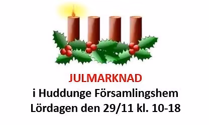 Julmarknad i Huddunge F\u00f6rsamlingshem
