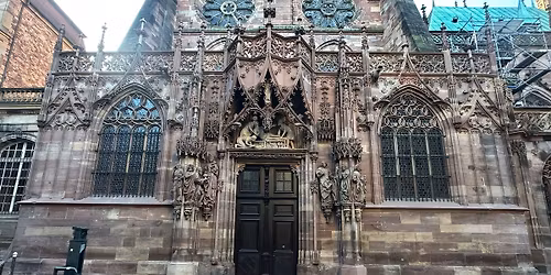 Visite exceptionnelle du portail Saint-Laurent de la cath\u00e9drale de Strasbourg