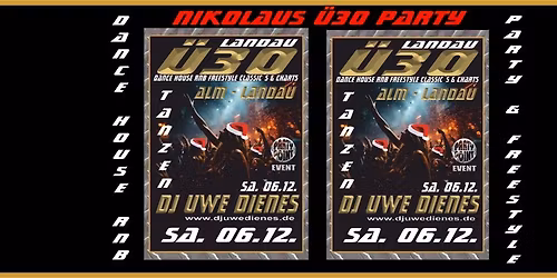 DJ Uwe Dienes \u00dc30 - ALM-Landau - Nikolaus-\u00dc 