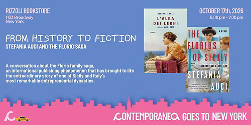 The Florio Saga with Stefania Auci