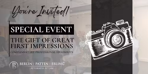 The Gift of a Great First Impression: Headshots on Us