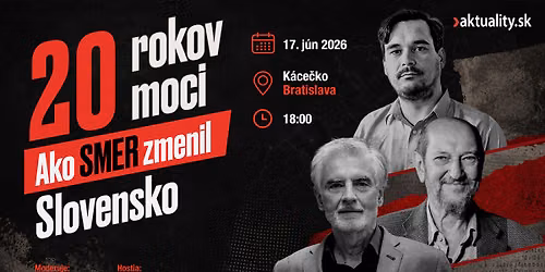 20 rokov moci: Ako SMER zmenil Slovensko