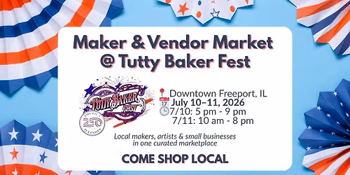 Maker & Vendor Market @ Tutty Baker Festival