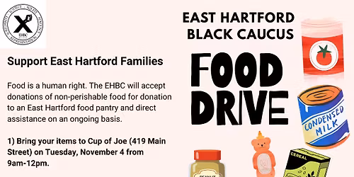 Please Support the EHBC Food Drive