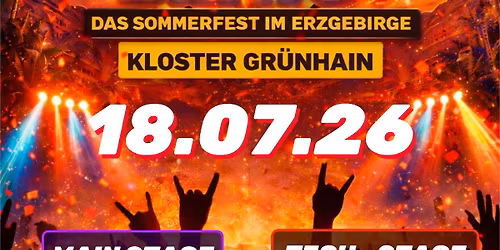 \ud83c\udf89 HOT SUMMER BEATS 2026 \u2013 Techno & Electronic Open Air im Erzgebirge \ud83d\udd25