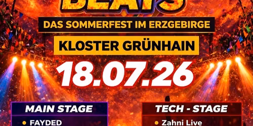 \ud83c\udf89 HOT SUMMER BEATS 2026 \u2013 Techno & Electronic Open Air im Erzgebirge \ud83d\udd25
