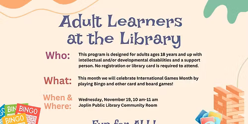Adult Learners at the Library
