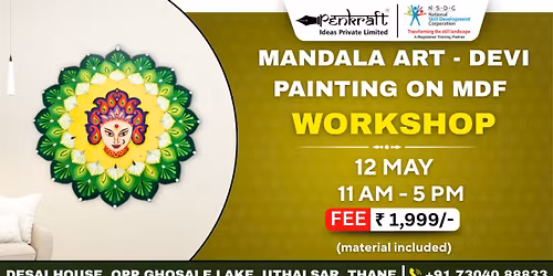 Penkraft Mandala Art - Devi Painting on MDF Workshop