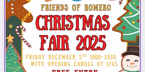 Friends of Romero Christmas Fair 5th Dec 2025