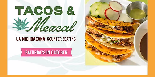Tacos & Mezcal Tasting at UPSIDE on Moore