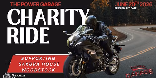 Charity Ride - Sakura House Woodstock (rain date)