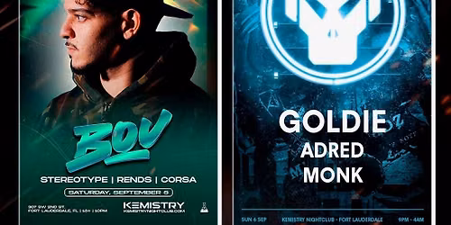 DnB WEEKEND BUNDLE (BOU + GOLDIE)