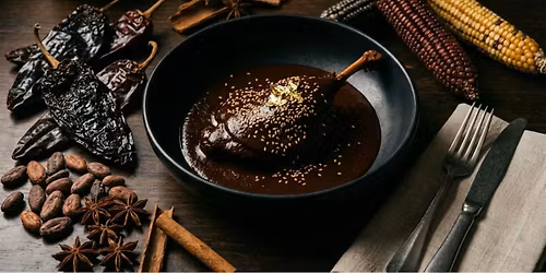 Make Mole: The Soul of Mexican Cuisine w Mexican Chef Alan + Horchata drink