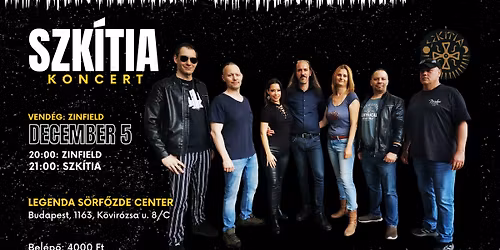 SZK\u00cdTIA koncert - Legenda s\u00f6rf\u0151zde, vend\u00e9g: Zinfield