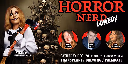 Horror Nerd Comedy- Comedians Taking On The Most Iconic Scary Movies