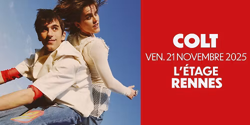COLT en concert @Rennes (21.11.25) - L'\u00c9tage
