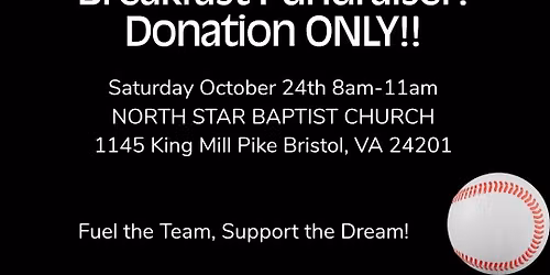 2nd Annual VHS Baseball Pancake Breakfast Fundraiser - Donation Only!