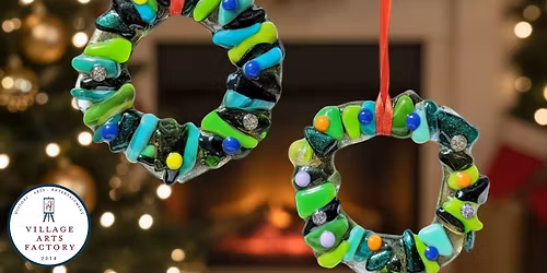 Glass Fusion Workshop: Wreath Ornaments