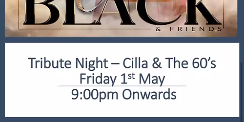 Tribute Night - Cilla & The 60\u2019a