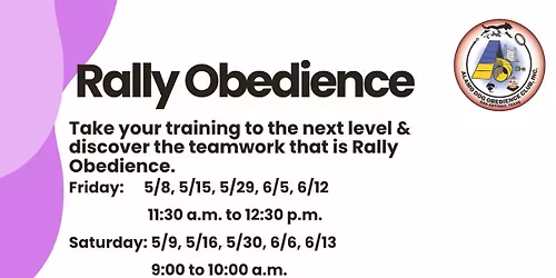 Rally Obedience