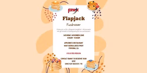 Flapjack Fundraiser