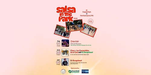 Salsa in the Park featuring Cheo Y Los Consentidos and Dj Bongohead