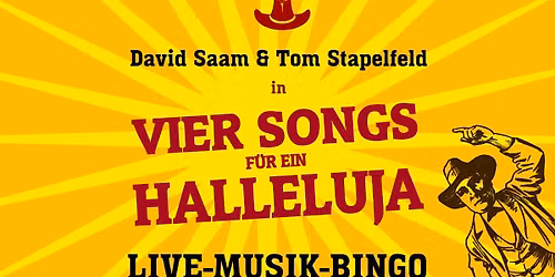 Vier Songs f\u00fcr ein Halleluja - Live Musik Bingo