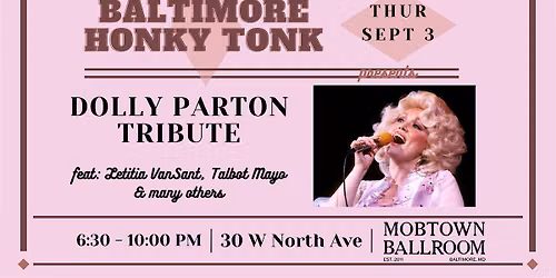 Dolly Parton Tribute Night presented by Baltimore Honky Tonk